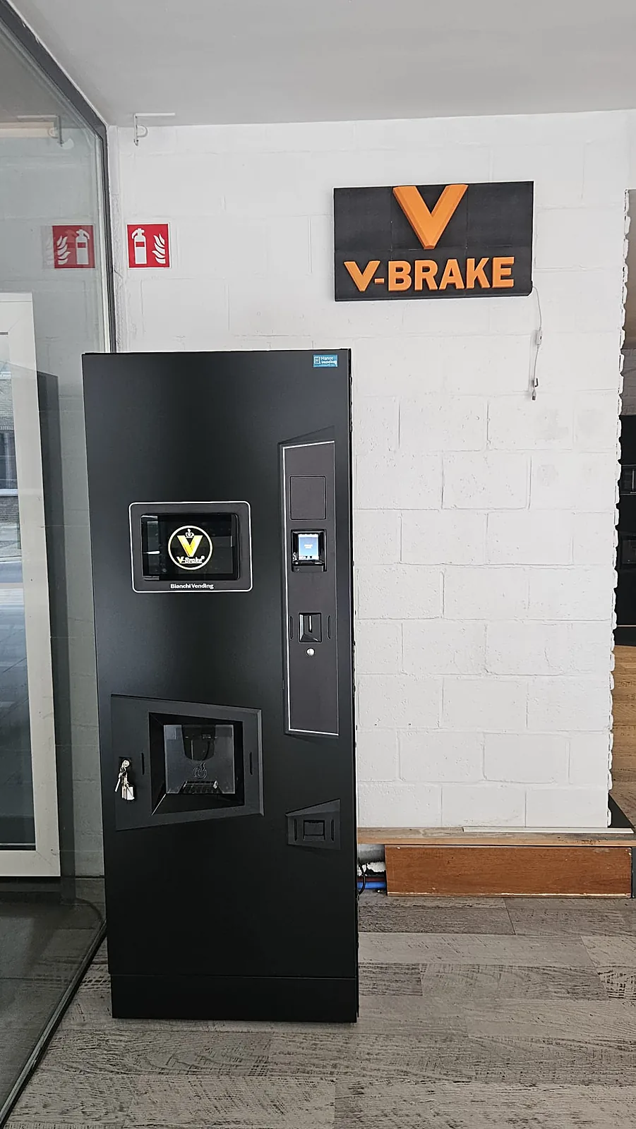 Bianchi Everly koffieautomaat, compact geplaatst